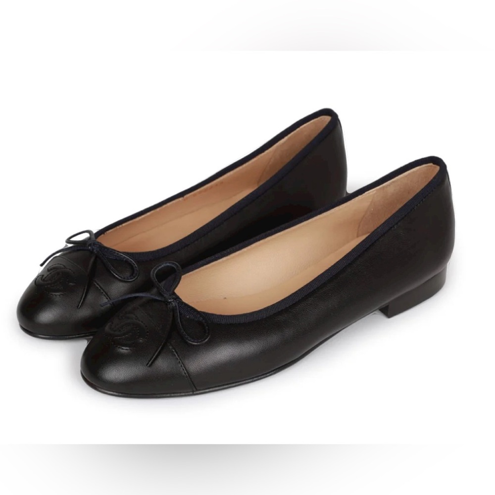 Authentic Chanel shoes black preowned
